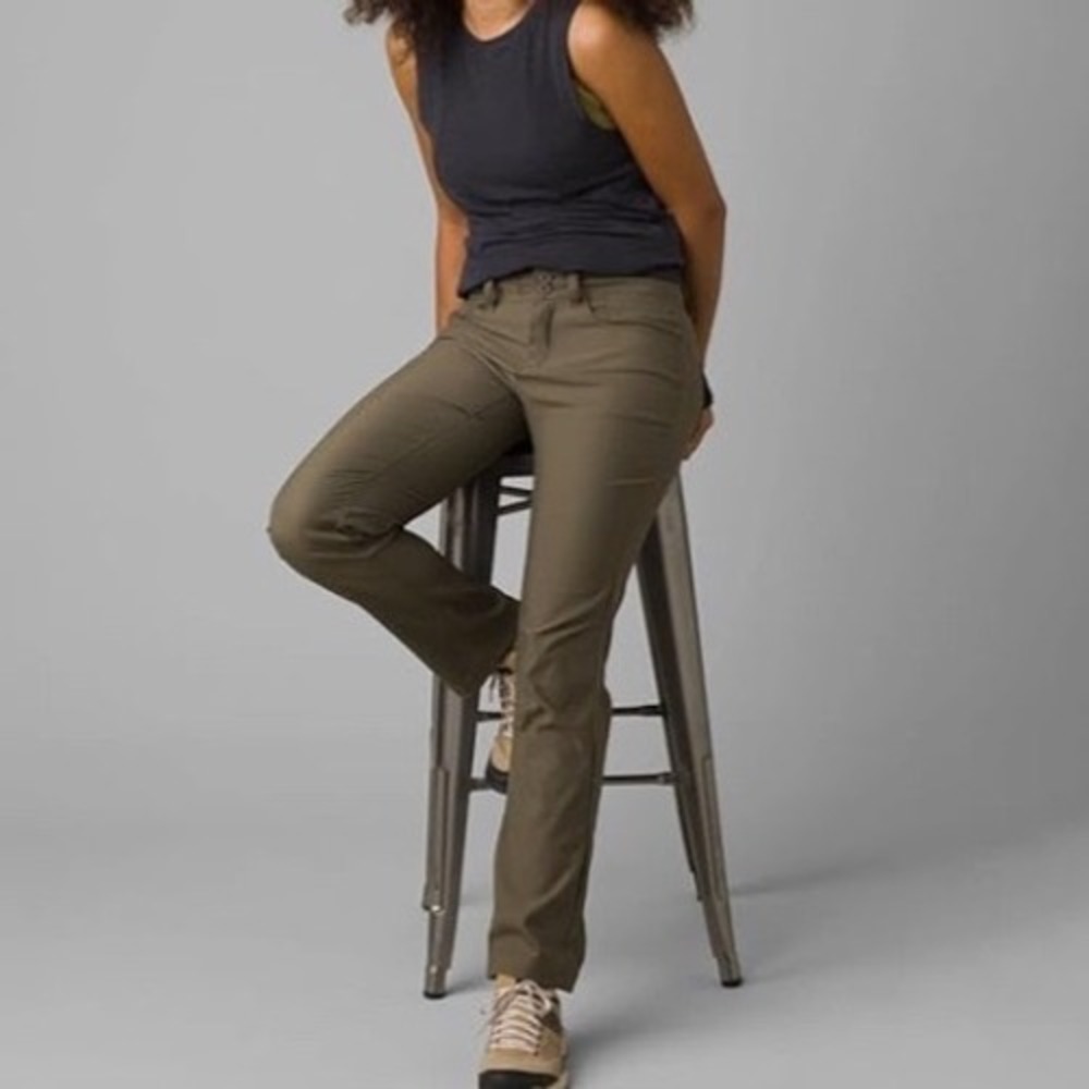 Prana Halle Straight Pant II Slate Green 4 TL New With Tags‎